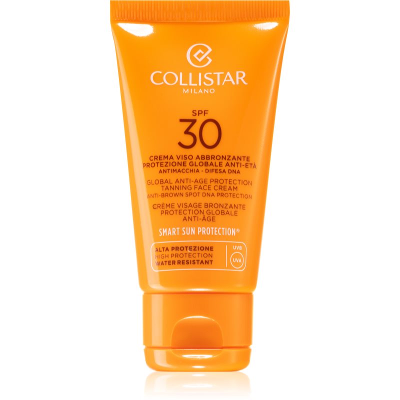 Collistar Special Perfect Tan Global Anti-Age Protection Tanning Face Cream krém na opaľovanie proti starnutiu pleti SPF 30 50 ml