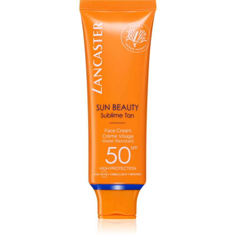 Lancaster Sun Beauty Face Cream opaľovací krém na tvár SPF 50 50 ml