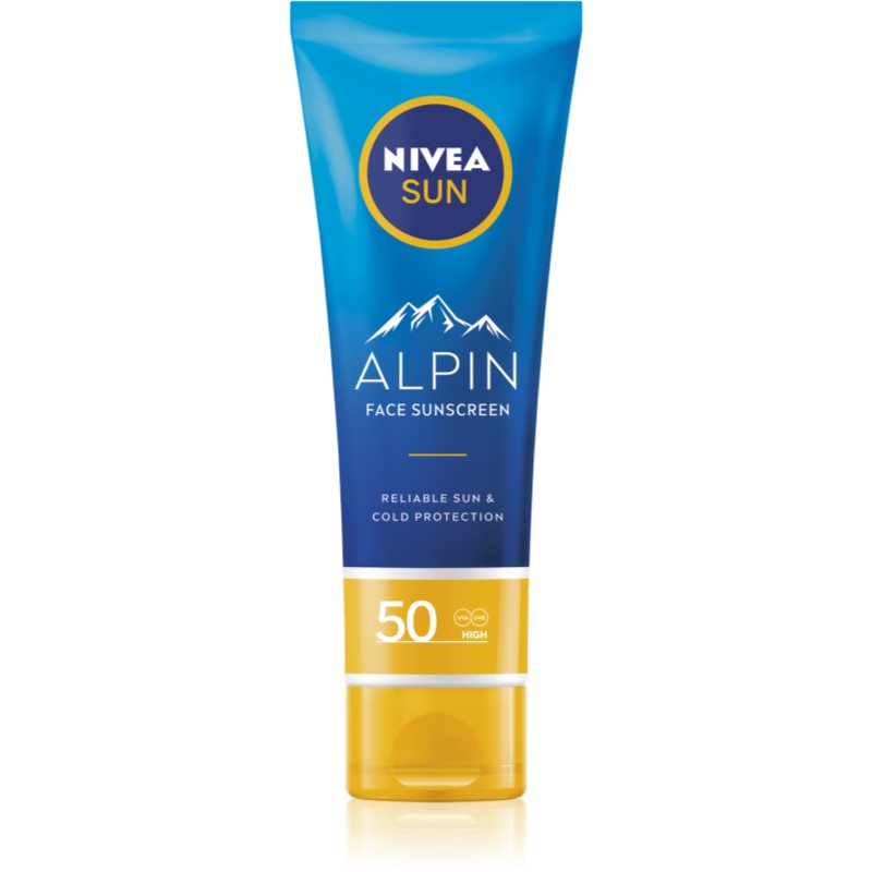 Nivea Sun Alpin pleťový krém na opaľovanie SPF 50 50 ml