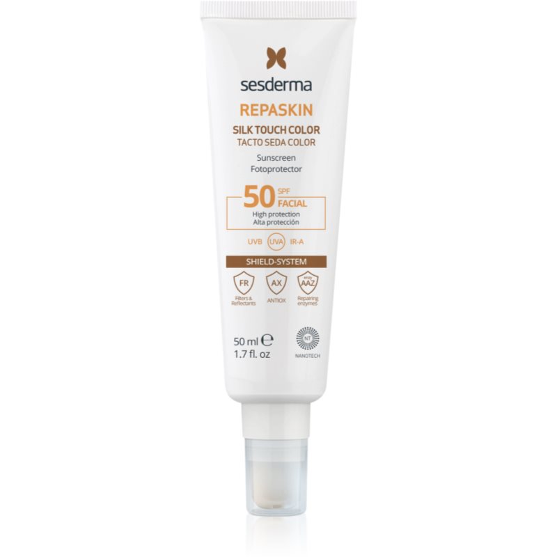 Sesderma Repaskin Silk Touch zmatňujúci opaľovací krém na tvár SPF 30 50 ml