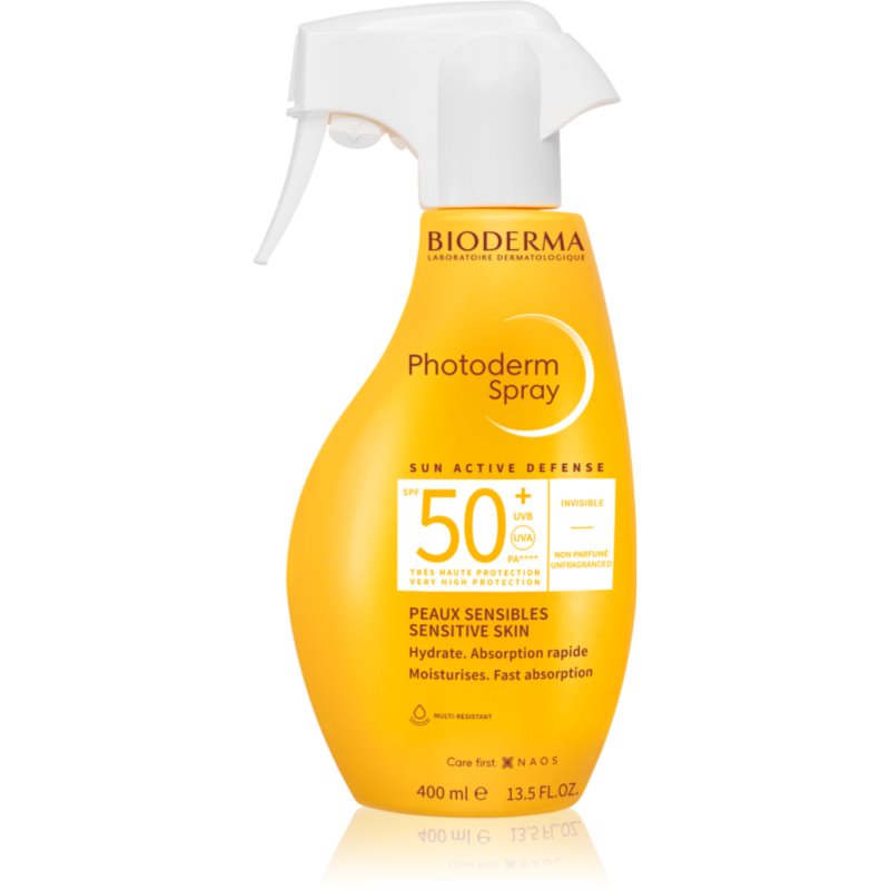 Bioderma Photoderm Sprej SPF 50+ ochranné opaľovacie mlieko v spreji SPF 50+ 400 ml