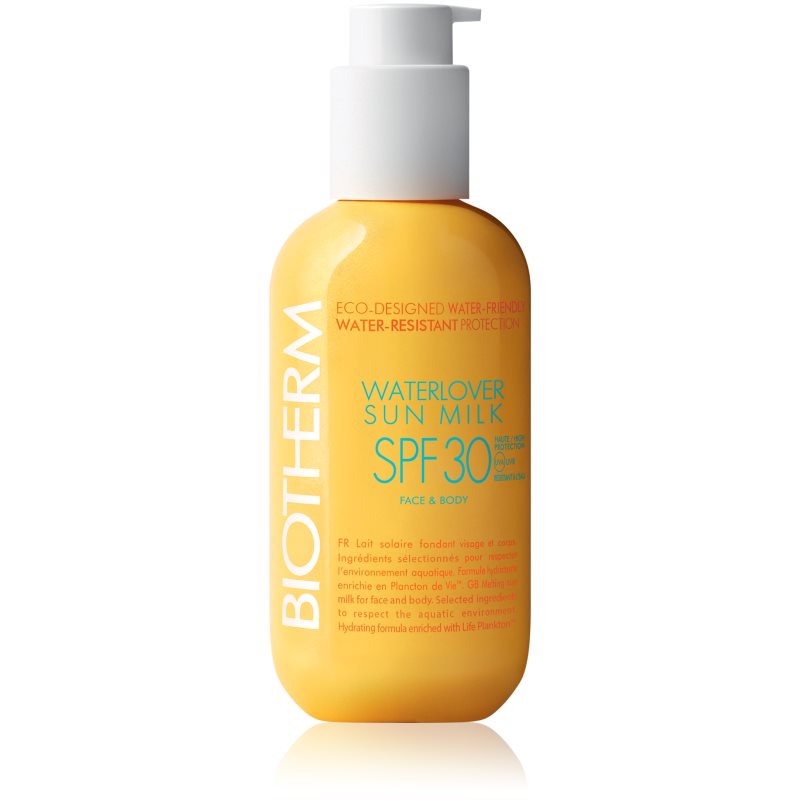 Biotherm Waterlover Sun Milk vodeodolné mlieko na opaľovanie SPF 30 200 ml