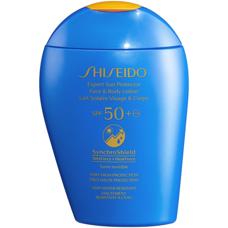 Shiseido Sun Care Expert Sun Protector Face & Body Lotion opaľovacie mlieko na tvár a telo SPF 50+ 150 ml